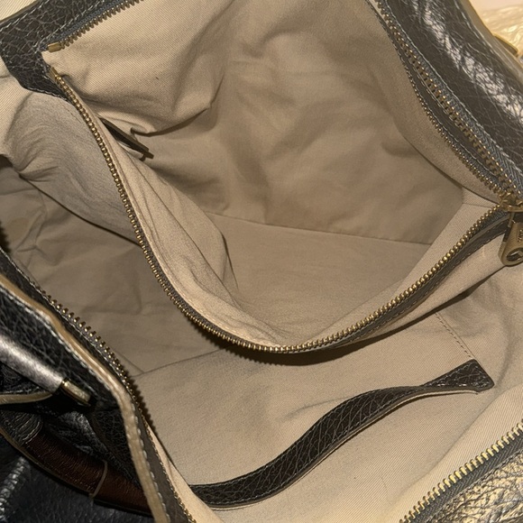 Chloe Pewter (Silver/Gray) Leather Large Ethel Tote GUC - Picture 13 of 14